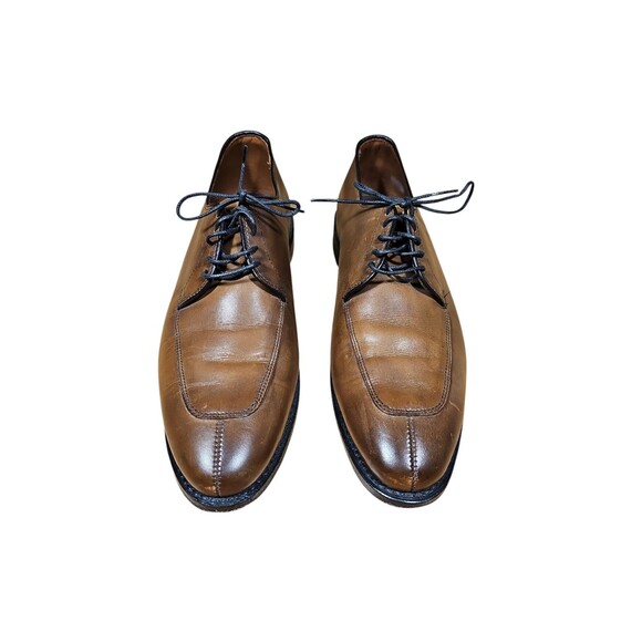 Allen Edmond Port Washington Brown Leather Split Toe Derby Shoe 9.5 main image 8